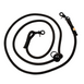'Midnight Black' Hands Free Rope Leash